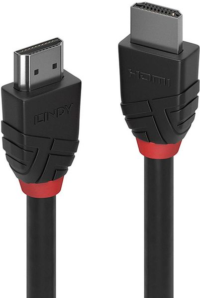 LINDY HDMI Anschlusskabel HDMI-A Stecker, HDMI-A Stecker 0.50m Schwarz 36470 HDMI-Kabel
