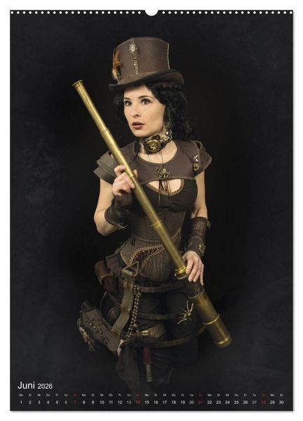 Produktbild: Steampunk Artwork (hochwertiger Premium Wandkalender 2026 DIN A2 hoch), Kunstdruck in Hochglanz