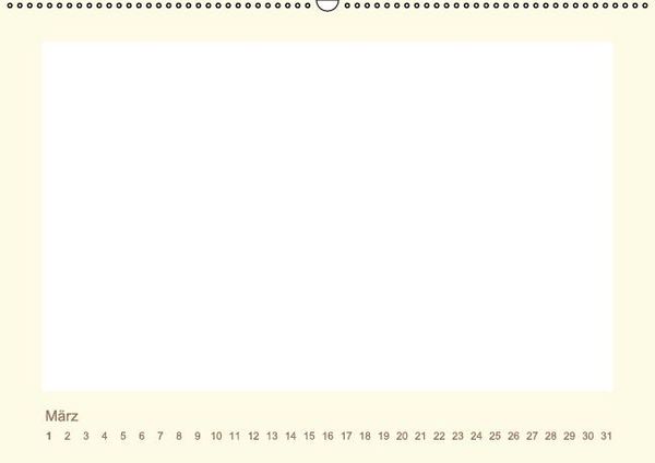 Produktbild: Immerw&auml;hrender Kalender zum selber Gestalten (Wandkalender immerw&auml;hrend DIN A2 quer)