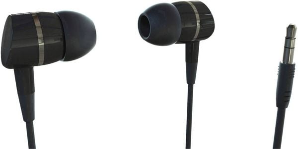 Vivanco SOLIDSOUND BLACK In Ear Kopfhörer kabelgebunden Schwarz