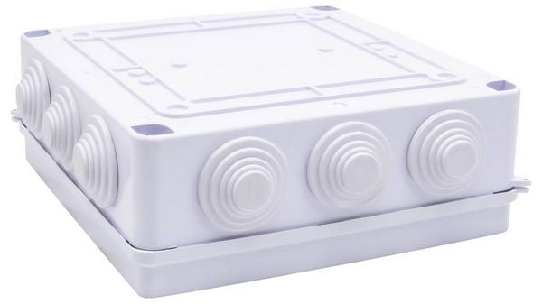Produktbild: TRU COMPONENTS TC-RA 200x200x80 TC-10239060 Installations-Geh&auml;use ABS Kunststoff Wei&szlig; 1St.