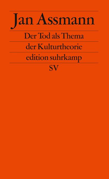 Produktbild: Der Tod als Thema der Kulturtheorie