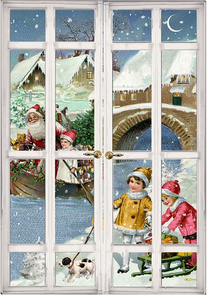 Produktbild: Mini-Adventskalender &ndash; Nostalgische Adventsfenster