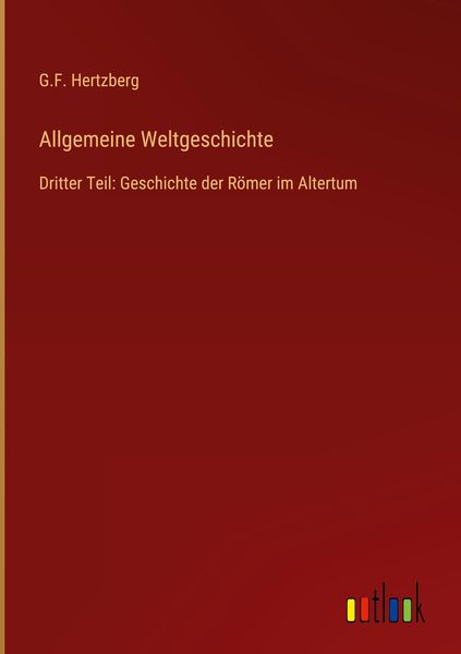 Produktbild: Allgemeine Weltgeschichte