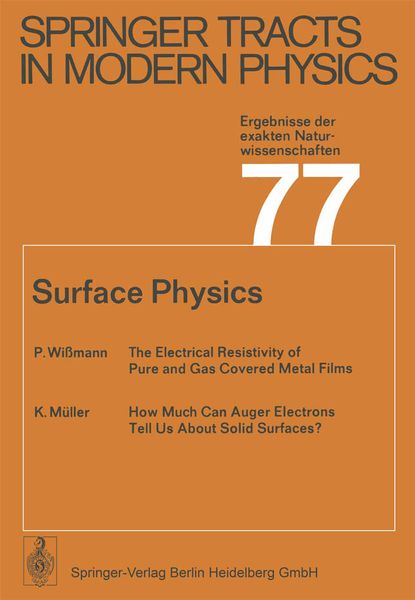 Produktbild: Surface Physics