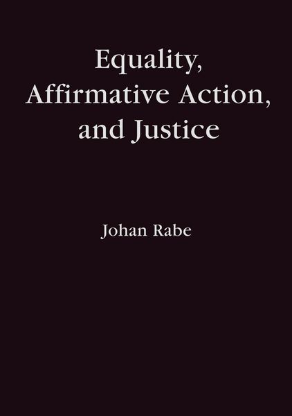 Produktbild: Equality, Affirmative Action and Justice