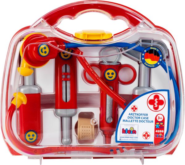 Produktbild: Kinder-Arztkoffer 21,5x20x9cm 10 Teile