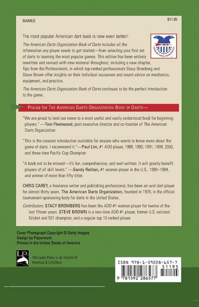Produktbild: American Darts Organization Book of Darts, Updated and Revised