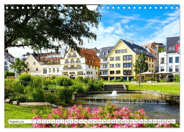 Produktbild: PADERBORN - Stadt an den Quellen (Wandkalender 2026 DIN A4 quer), CALVENDO Monatskalender