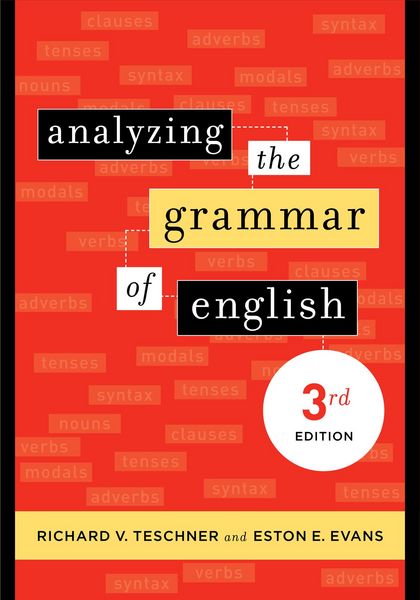 Produktbild: Analyzing the Grammar of English