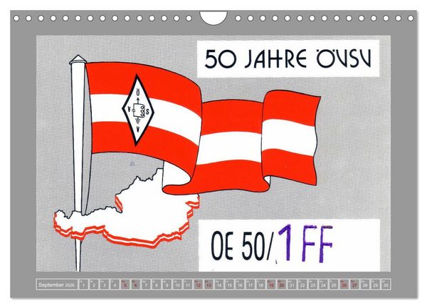 Produktbild: Austria calling - Amateurfunk in &Ouml;sterreich (Wandkalender 2026 DIN A4 quer), CALVENDO Monatskalender