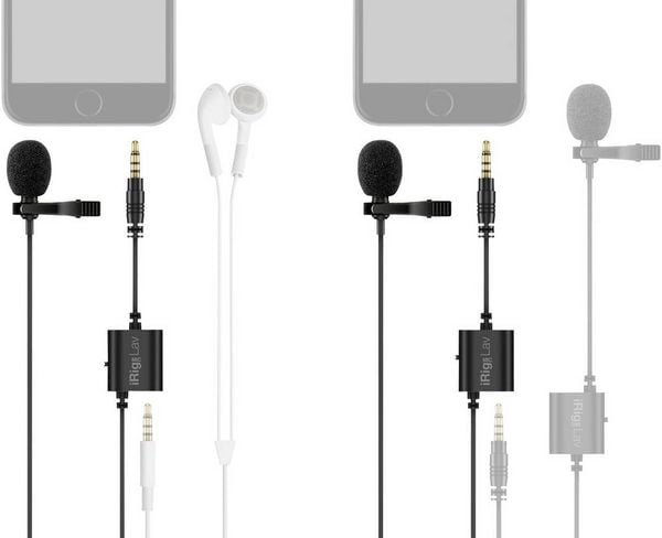 Produktbild: Ansteck Sprach-Mikrofon IK Multimedia MIC LAV &Uuml;bertragungsart (Details):Kabelgebunden inkl. Klammer, inkl. Windschutz