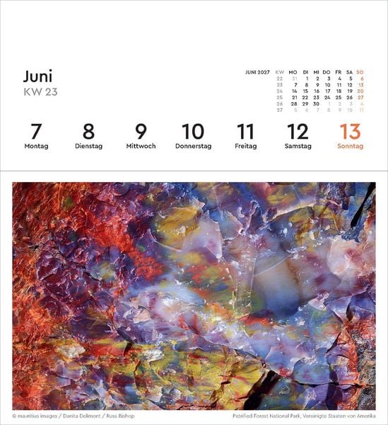 Produktbild: Strukturen - KUNTH Postkartenkalender 2027