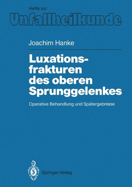 Produktbild: Luxationsfrakturen des oberen Sprunggelenkes