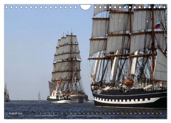 Produktbild: Analoge Fotografie Tall Ships Sail 1995 Bremerhaven (Wandkalender 2026 DIN A4 quer), CALVENDO Monatskalender
