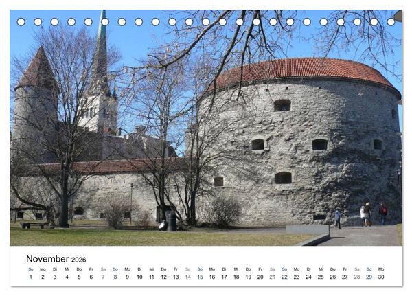 Produktbild: Tallinn (Tischkalender 2026 DIN A5 quer), CALVENDO Monatskalender