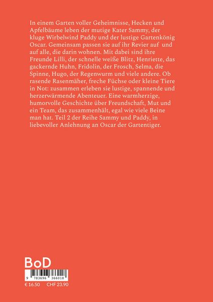 Produktbild: Sammy & Paddy Verst&auml;rkung auf Samtpfoten