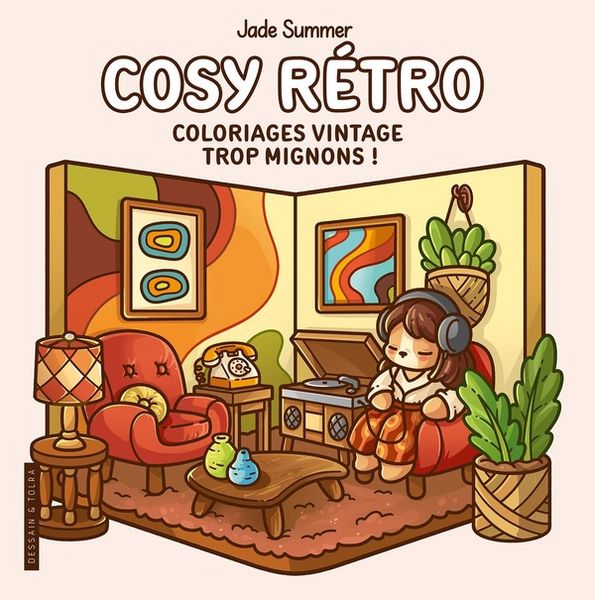 Produktbild: Cosy r&eacute;tro : coloriages vintage trop mignons !