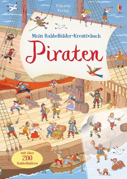 Mein Rubbelbilder-Kreativbuch: Piraten, Taschenbuch von Rob Lloyd Jones, Usborne, 9781789410648