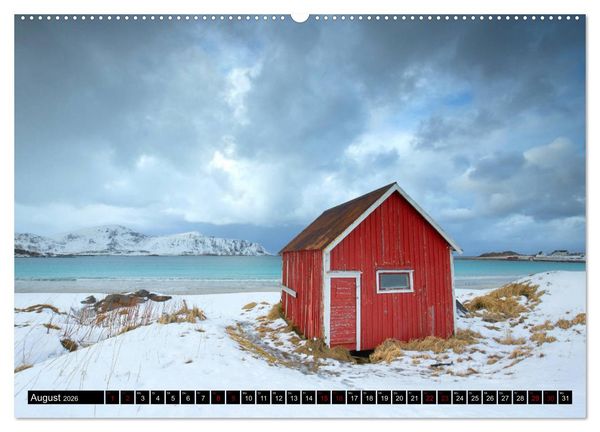 Produktbild: Lofoten Inselzauber (hochwertiger Premium Wandkalender 2026 DIN A2 quer), Kunstdruck in Hochglanz