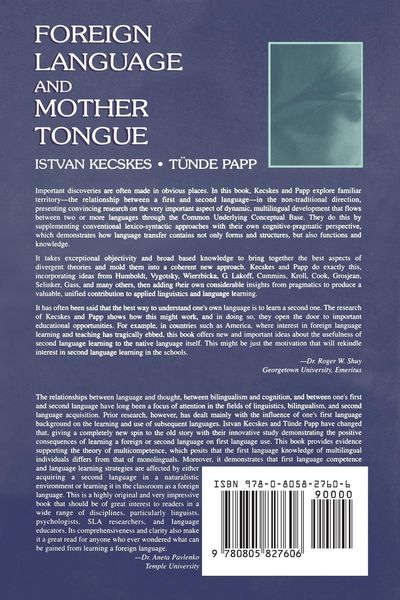 Produktbild: Foreign Language and Mother Tongue