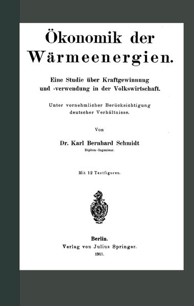 Produktbild: &Ouml;konomik der W&auml;rmeenergien