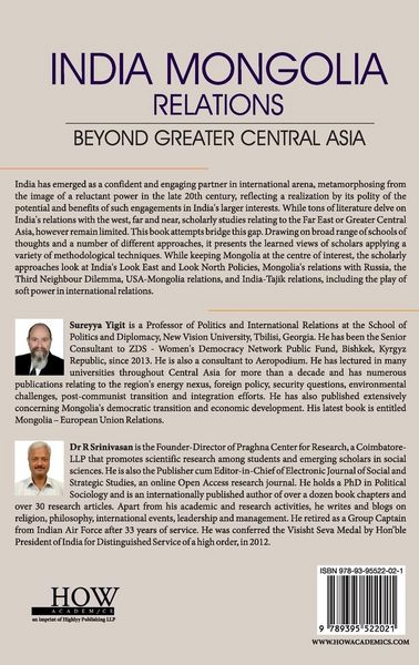 Produktbild: India-Mongolia Relations