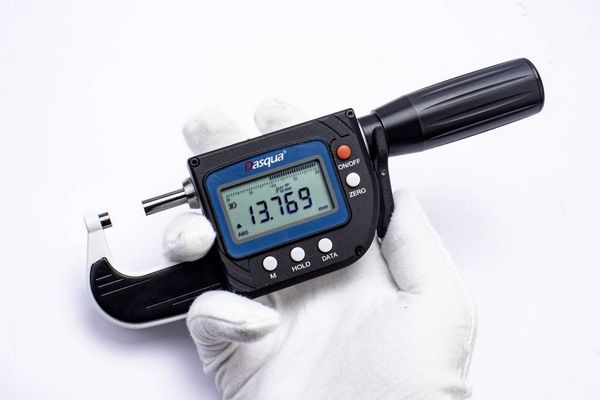Produktbild: Dasqua 4105-0005 Digitales Dickenmessger&auml;t (L x B) 160 mm x 55 mm mit digitaler Anzeige, metrisch 25 mm Ablesung: 0.01 mm