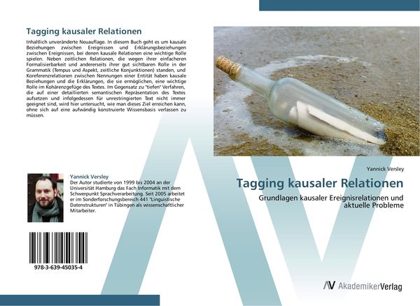 Tagging kausaler Relationen, Taschenbuch von Yannick Versley, AV Akademikerverlag, 9783639450354