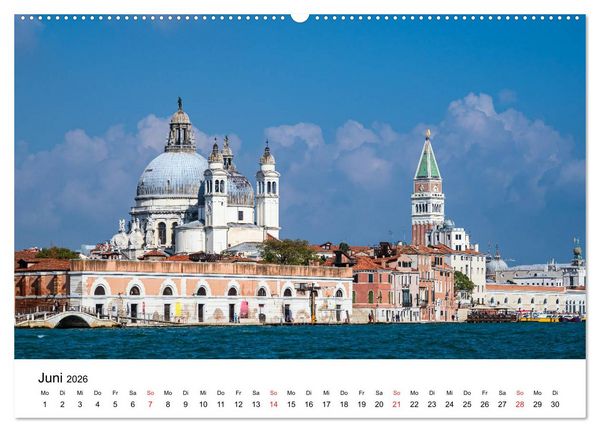 Produktbild: Unterwegs in Venedig (Wandkalender 2026 DIN A2 quer), CALVENDO Monatskalender
