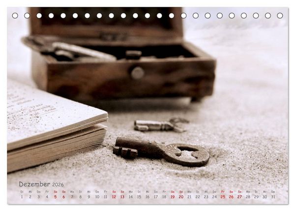 Produktbild: Die Geschichten des Schl&uuml;ssels (Tischkalender 2026 DIN A5 quer), CALVENDO Monatskalender