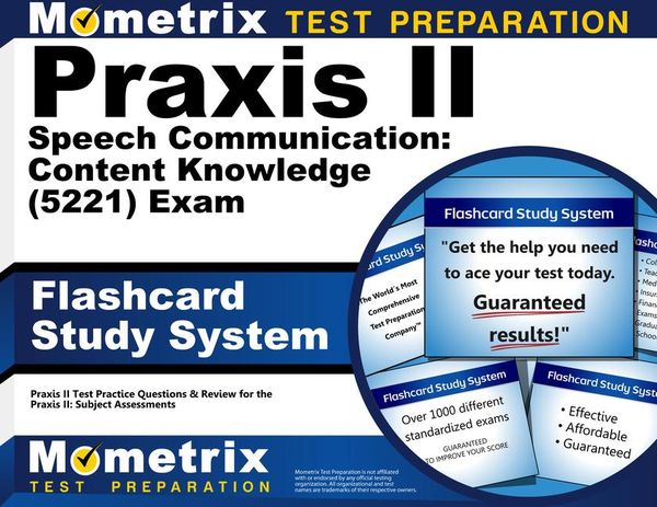 Produktbild: PRAXIS II Speech Communication: Content Knowledge (5221) Exam Flashcard Study System