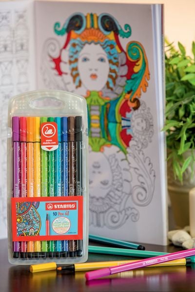 Produktbild: STABILO Premium-Filzstift -   Pen 68 - 10er Pack - mit 10 verschiedenen Farben