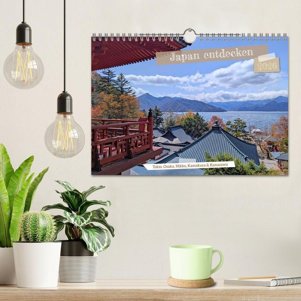 Produktbild: Japan entdecken Tokio, Osaka & mehr (Wandkalender 2026 DIN A4 quer), CALVENDO Monatskalender
