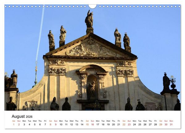Produktbild: Walking around Prague (Wall Calendar 2026 DIN A3 landscape), CALVENDO 12 Month Wall Calendar