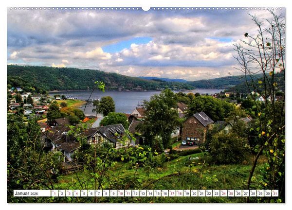 Produktbild: Sehenswertes in der Eifel - Am Rursee unterwegs (hochwertiger Premium Wandkalender 2026 DIN A2 quer), Kunstdruck in Hochglanz