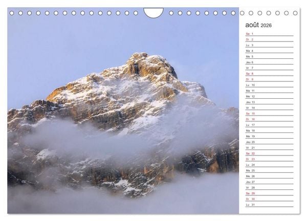 Produktbild: Balade au c&oelig;ur des Dolomites (Calendrier mural 2026 DIN A4 vertical), CALVENDO calendrier mensuel