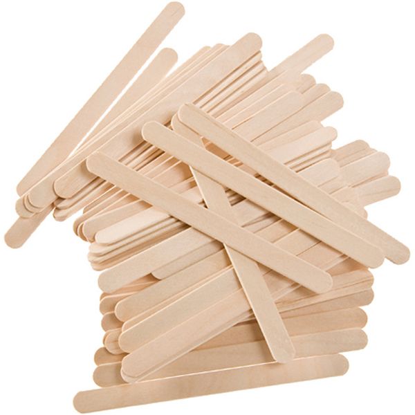 Produktbild: Creativ Company Eisstiele, L 11,4 cm, B 10 mm, Natur, 1000 g