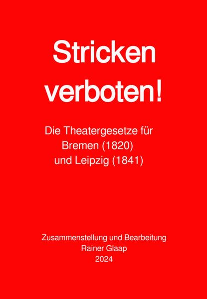 Produktbild: Stricken verboten!