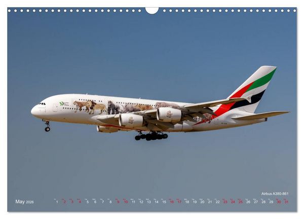 Produktbild: Airliners of the Middle East (Wall Calendar 2026 DIN A3 landscape), CALVENDO 12 Month Wall Calendar