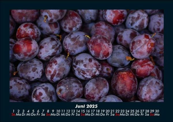 Produktbild: Obstkalender 2025 Fotokalender DIN A5