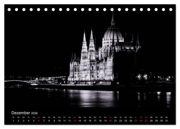 Produktbild: Budapest einfach liebenswert (Tischkalender 2026 DIN A5 quer), CALVENDO Monatskalender