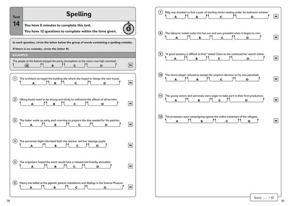 Produktbild: 11+ English Quick Practice Tests Age 9-10 (Year 5)