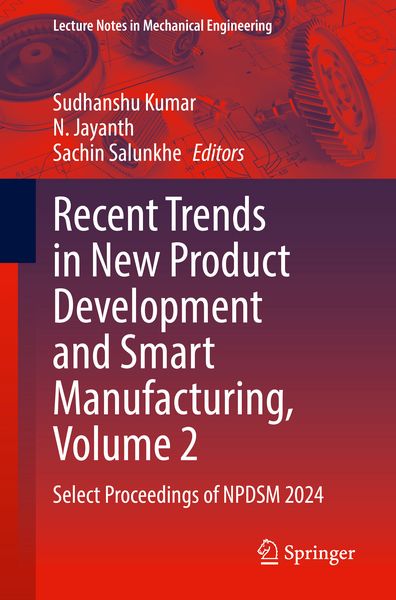 Produktbild: Recent Trends in New Product Development and Smart Manufacturing, Volume 2