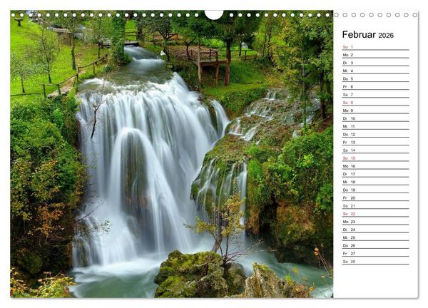 Produktbild: Kroatien - Traumhafte Landschaften und faszinierende St&auml;dte (Wandkalender 2026 DIN A3 quer), CALVENDO Monatskalender