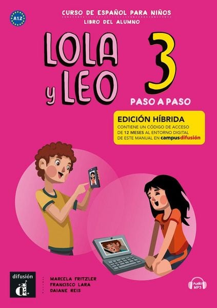 Produktbild: Lola y Leo Paso a paso 3 - Edicion hibrida - Libro del alumno + audio MP3