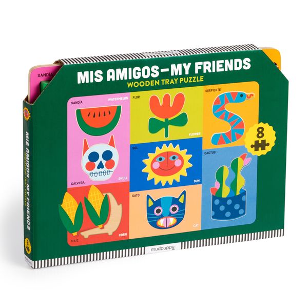 Produktbild: Mudpuppy: MIS Amigos-My Friends Wooden Tray Puzzle