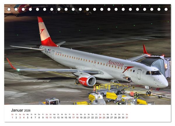 Produktbild: Flugzeuge aller Art (Tischkalender 2026 DIN A5 quer), CALVENDO Monatskalender