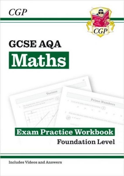 Produktbild: GCSE Maths AQA Exam Practice Workbook: Foundation - includes Video Solutions and Answers