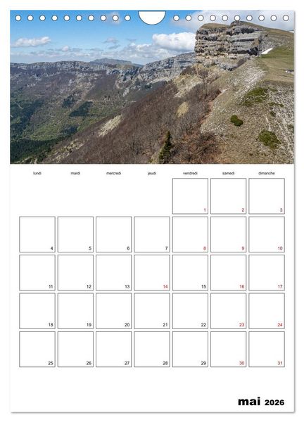 Produktbild: Le sud du Vercors, paysages (Calendrier mural 2026 DIN A4 horizontal), CALVENDO calendrier mensuel